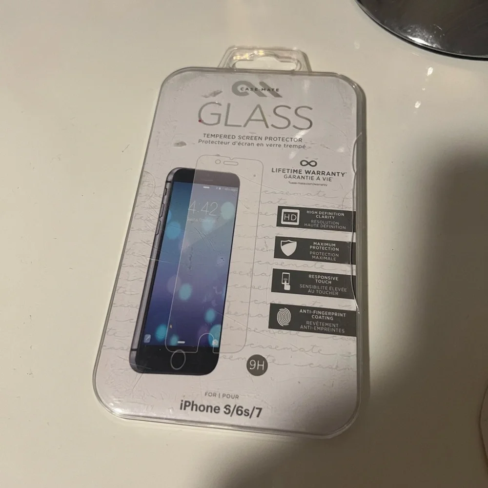 Case-Mate Glass Screen Protector for iPhone S/6s/7 - Clear